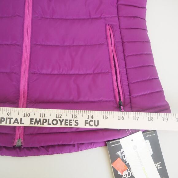 Eddie‎ Bauer First Ascent 800 Stormdown Purple Puffer Jacket Women's Small NWT - Picture 8 of 11